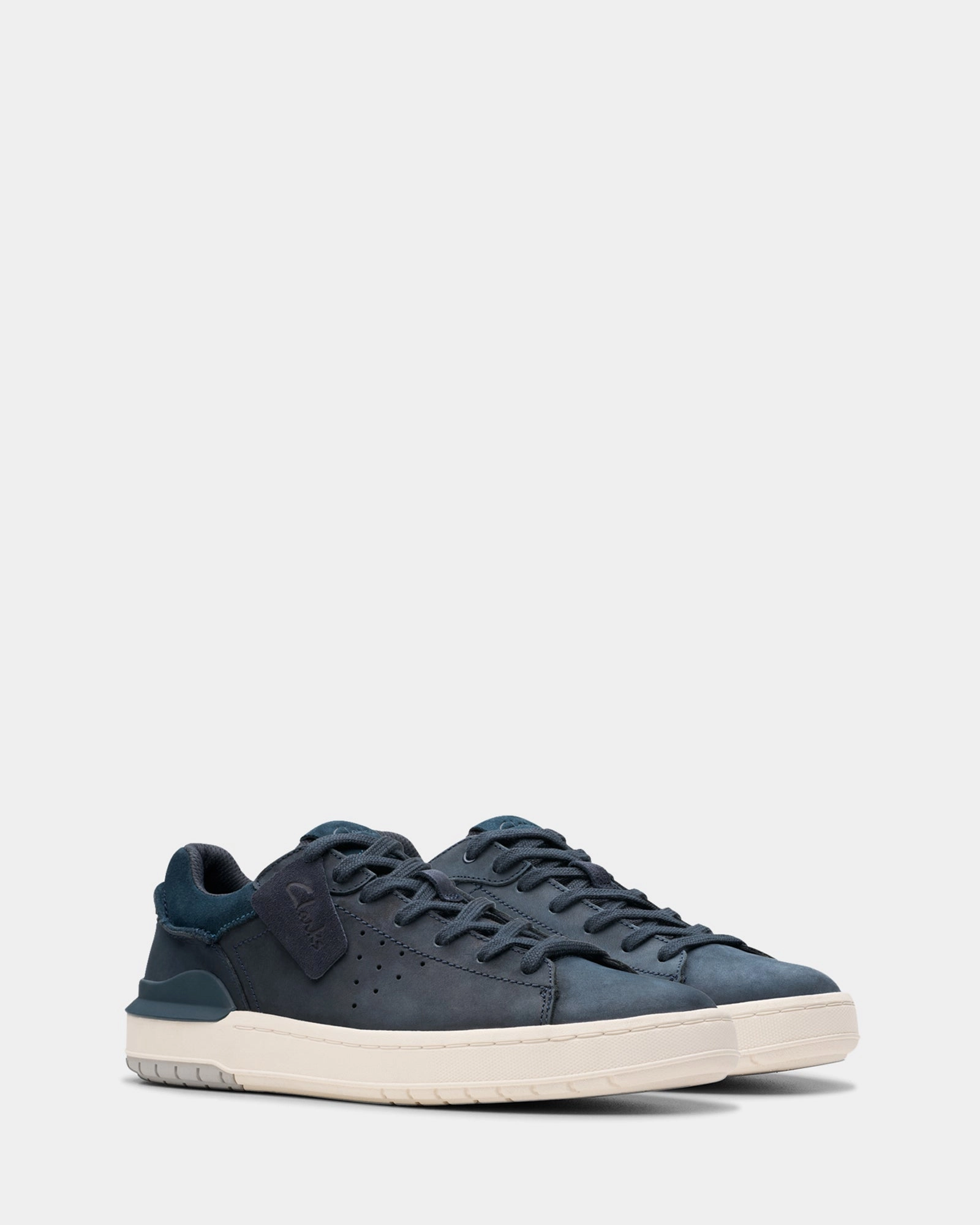 Courtlite2 Run Navy Nubuck Retro Tone Leaf Path