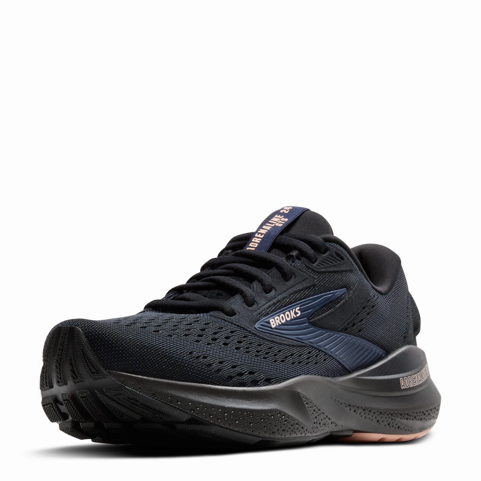 Women's Brooks, Adrenaline GTS 24 Running Shoe running in a ice field area shoes