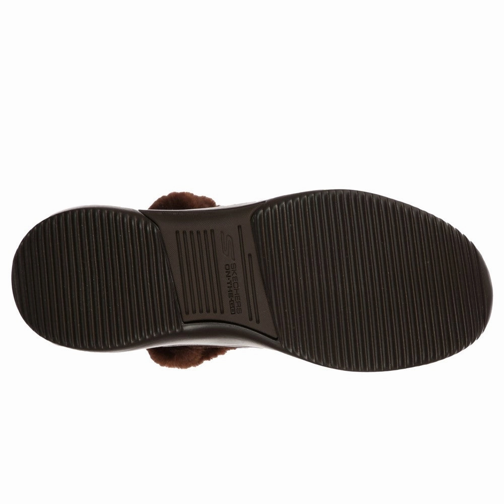 Comfortable Fit Shoes Wood Hike Skechers On The GO Midtown So Plush Ankle Boot