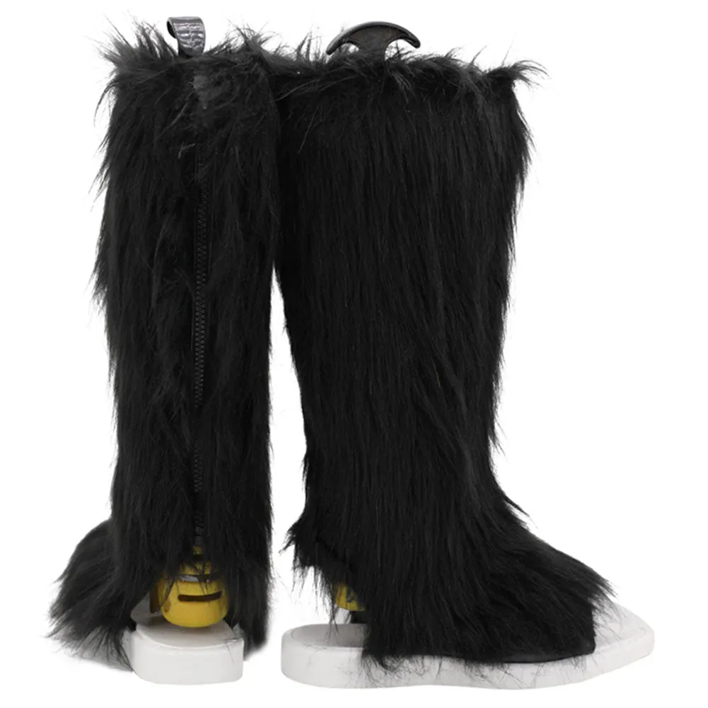 Demon Slayer Hashibira Inosuke Halloween Costumes Accessory Cosplay Shoes Boots Adidas Shoes.