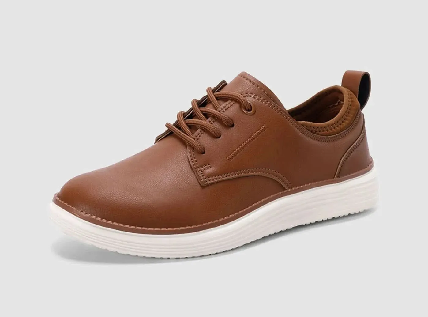 FitVille Men's Casual Dress Shoes Oxford Skechers Slip On Loafers