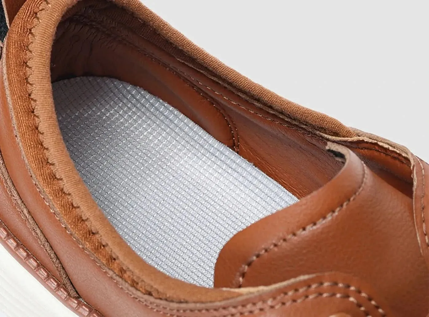 Brown Driving Loafers FitVille Men's Casual Dress Shoes Oxford