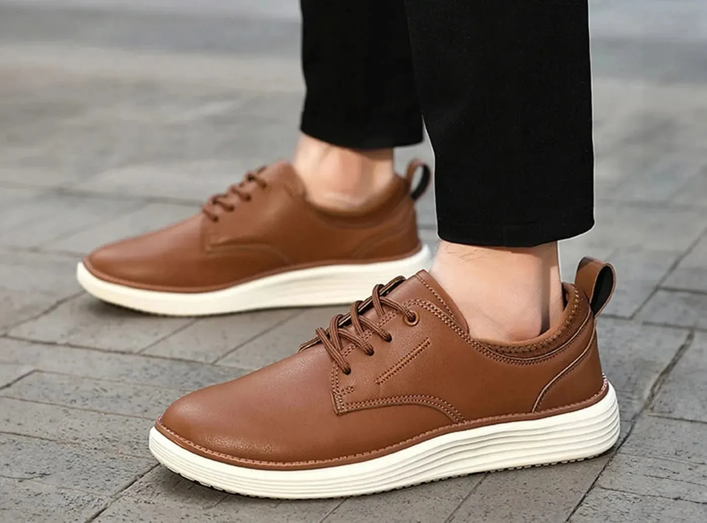 Loafers Suede FitVille Men's Casual Dress Shoes Oxford