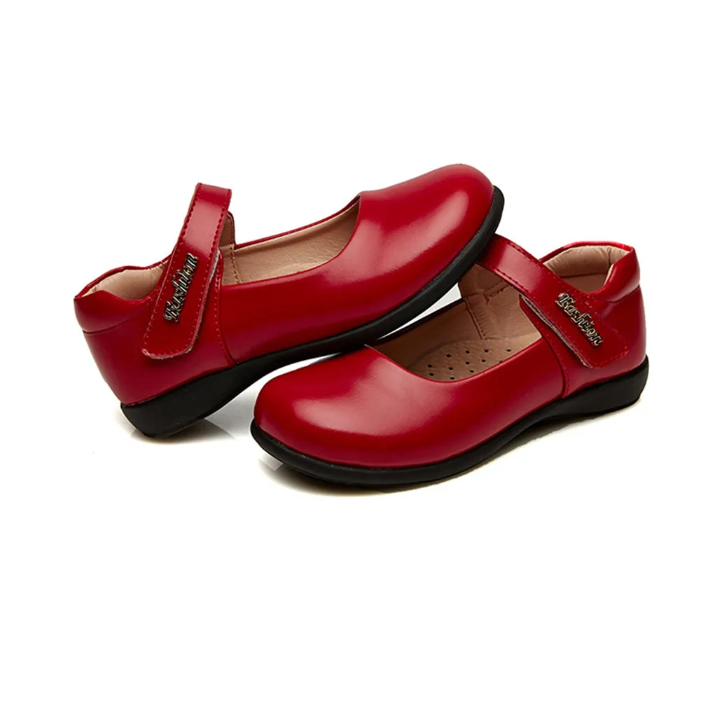 Leather Mary Jane Flat Girl Casual Shoes(Toddler/Little Kid/Big Kid) Asics America Shoes