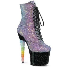 UNICORN-1020G Pleaser Purple-Blue Glitter/Black Sexy Platform Shoes (Pole Dancing Heels) Asics Solution Speed Ff 2 Shoes