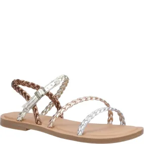 TOMS Kira Sandal Casual Summer Shoes Gold Touch