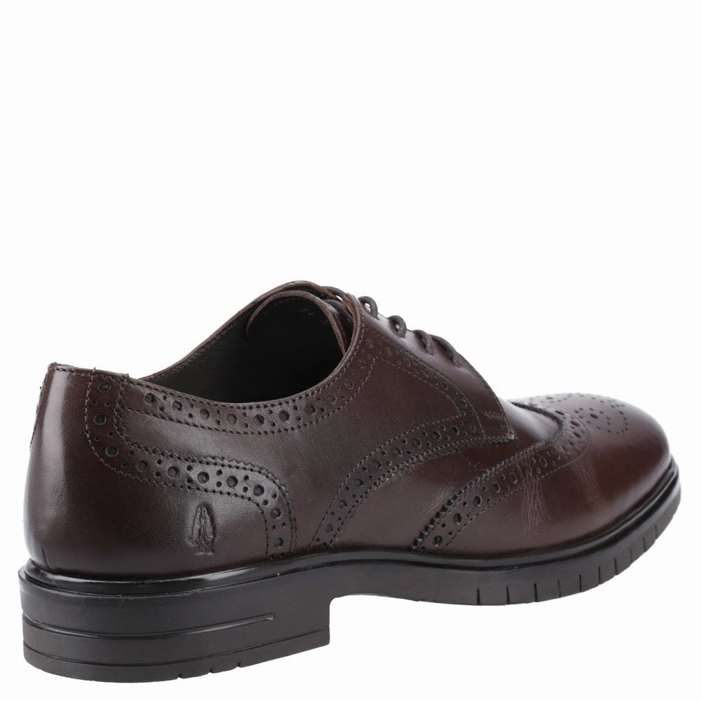 Split Leather Breathable Upper Hush Puppies Santiago Lace Shoes