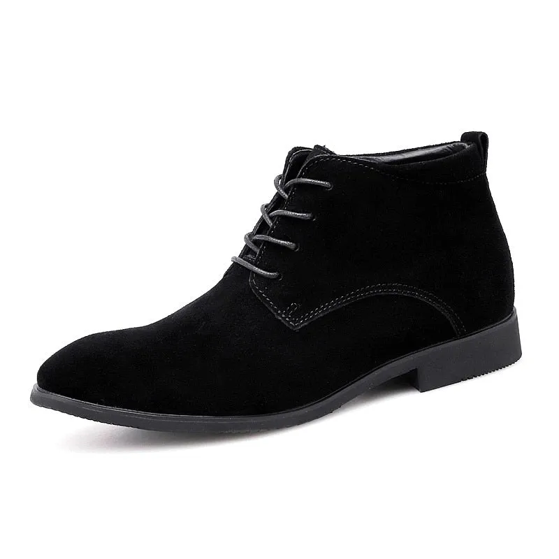 West Louis Luxury Business-Men Suede Leather Chukka Boots