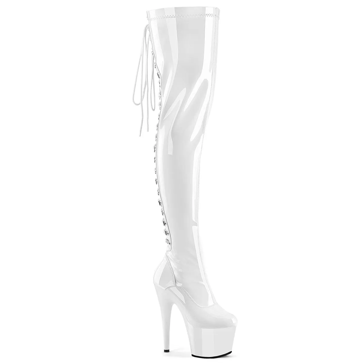 ADORE-3063 Pleaser White Sexy Platform Shoes (Pole Dancing Heels) Asics Jolt Running Shoes Reviews