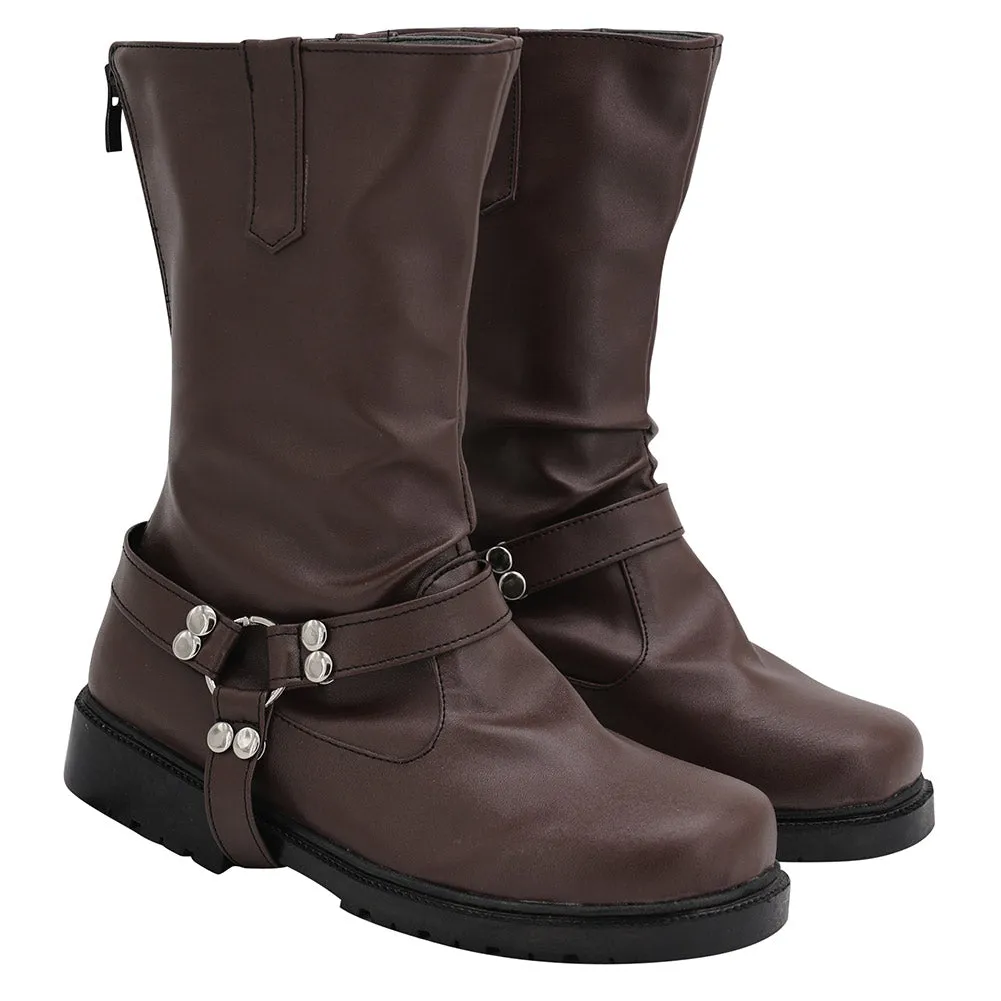 Adidas Spzl Shoes Twisted Wonderland Ruggie Bucchi Boots Halloween Costume Prop Cosplay Shoes