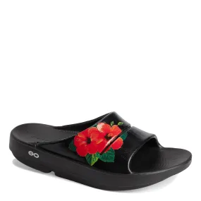 Women's Oofos, OOahh Luxe Slide Sandal Sandy Path