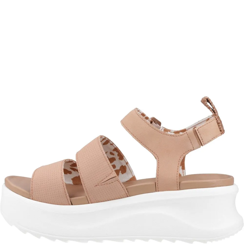 lightweight fabric HEYDUDE Delray Buckle Classic Sandal