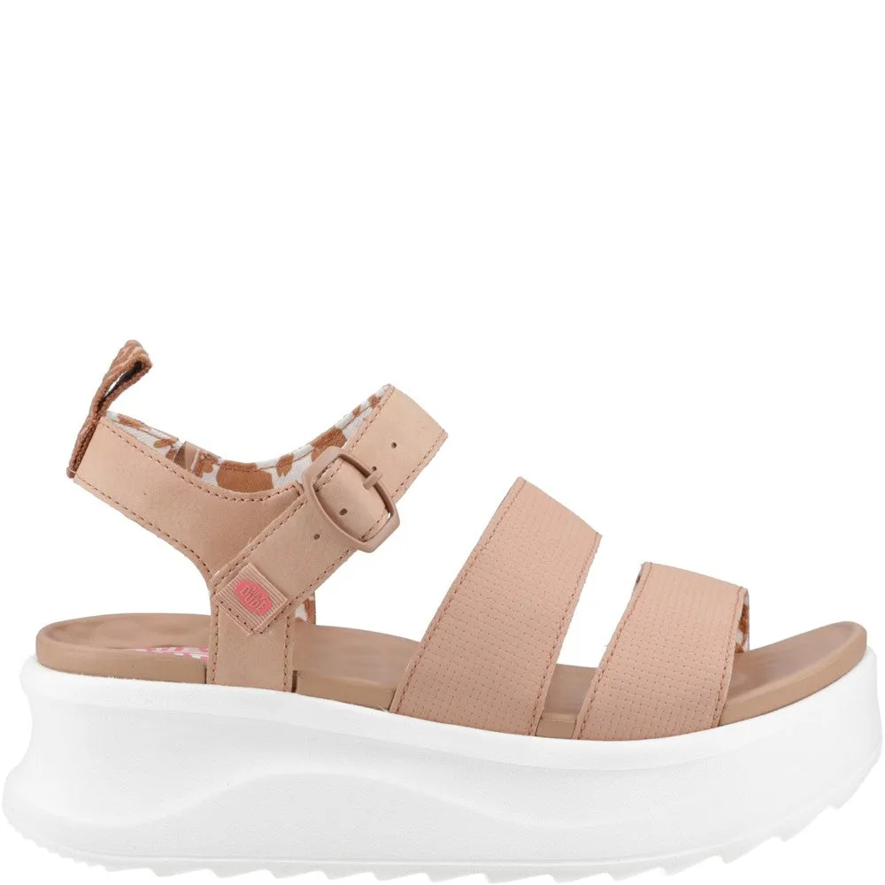 HEYDUDE Delray Buckle Classic Sandal Sandal Lining