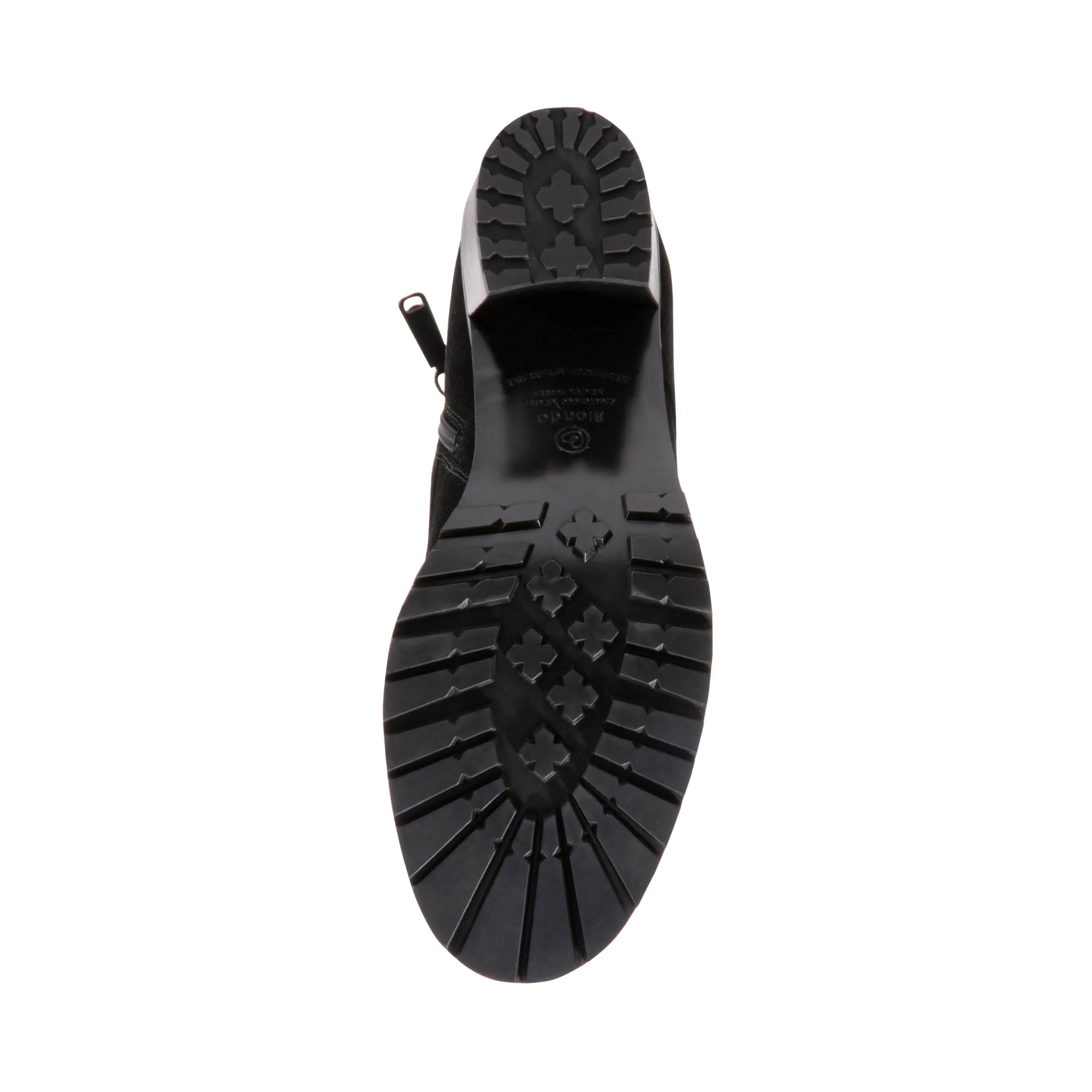 Everyday Wear Zip Fast Blondo Etoile B7359  - Black - WATERPROOF