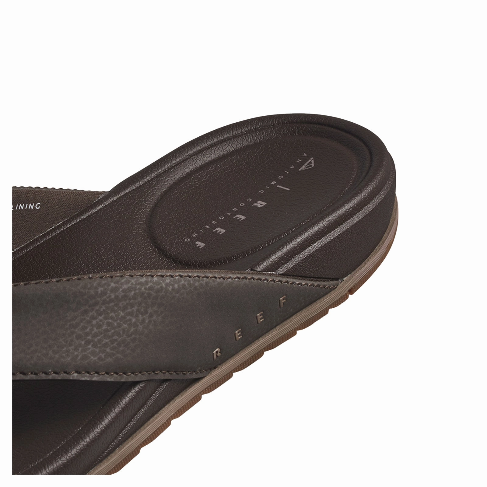 Minimal Design Beaded Men's Reef, Cushion Bonzer Sandal