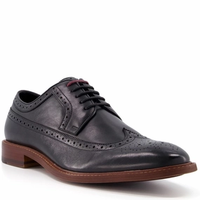 Dune Superior Leather Wingtip Brogue Shoes waterproof