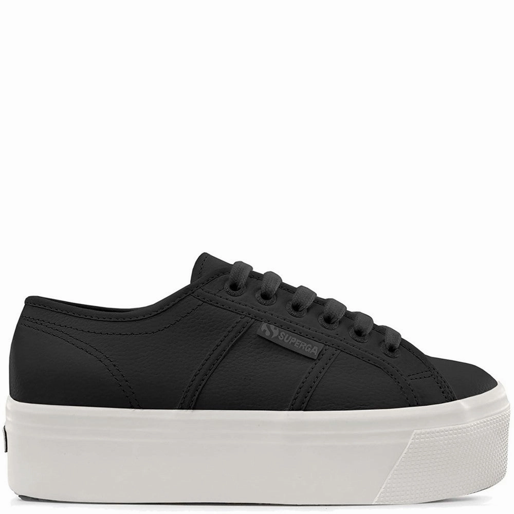 running in city shoes trendy - feature shoes Superga 2790 Tumbled Leather Trainer
