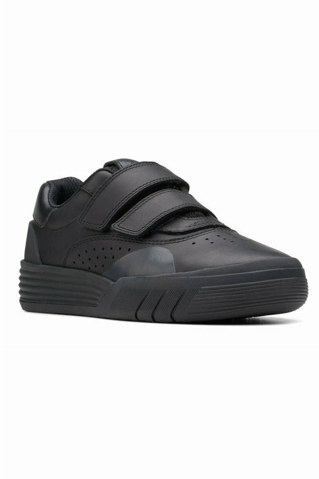 Clarks Cica Go Kid black Air Vent Exhibit Day
