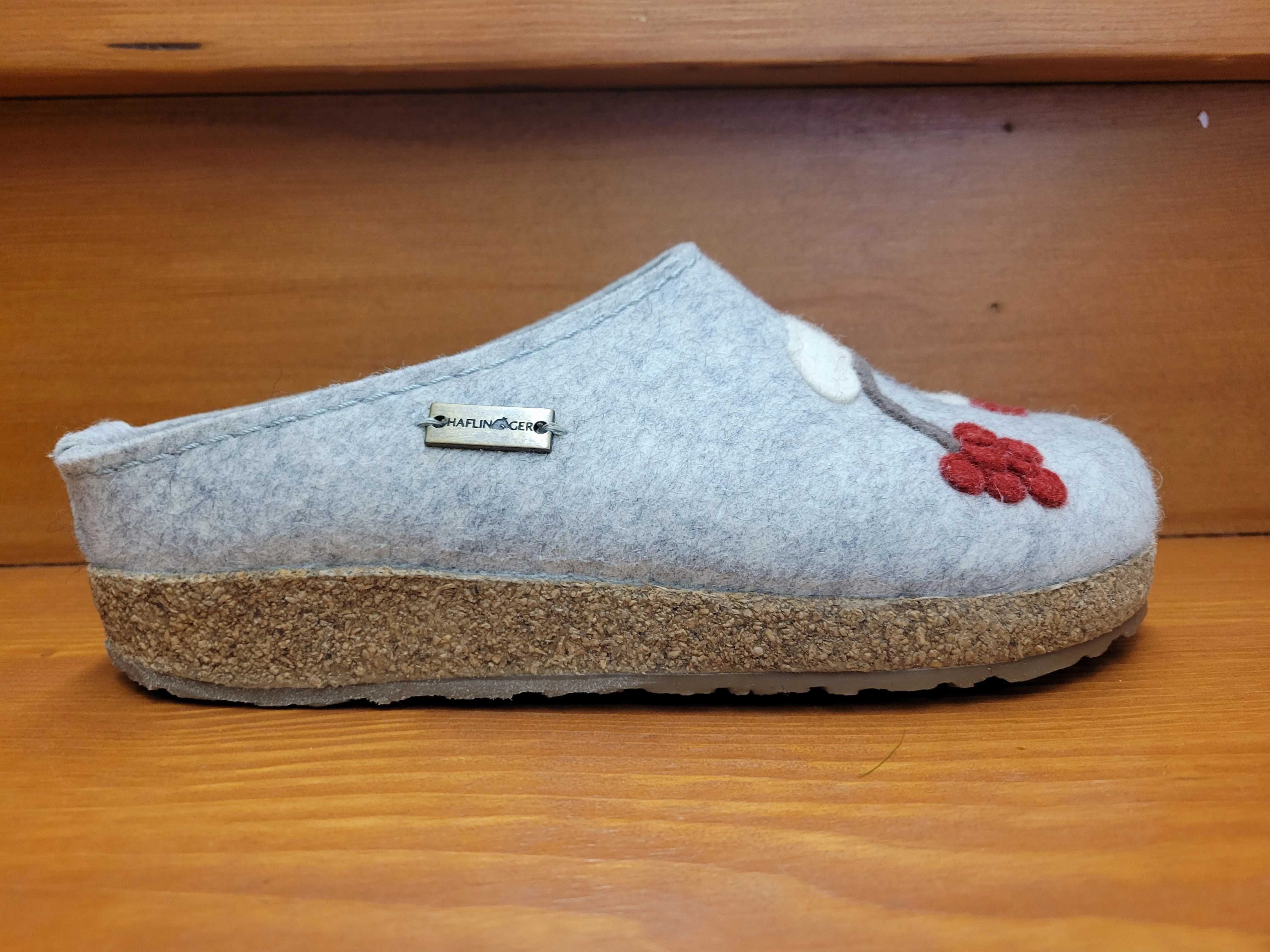Haflinger Winterbird Silver grey 731089-84 durable soles