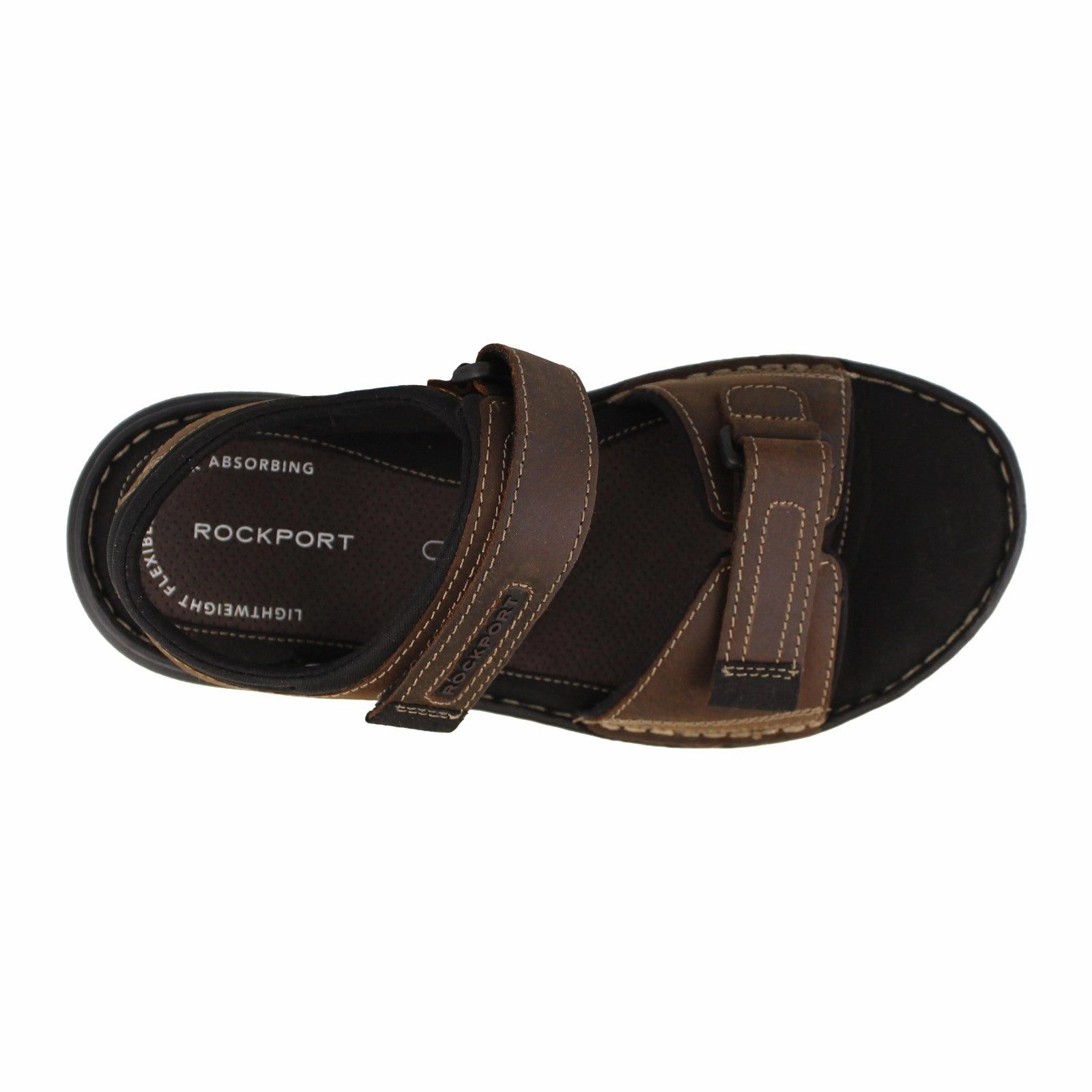 Chic Beach Shoes Moist Safe Men's Rockport, Darwyn Quarter Strap Sandal