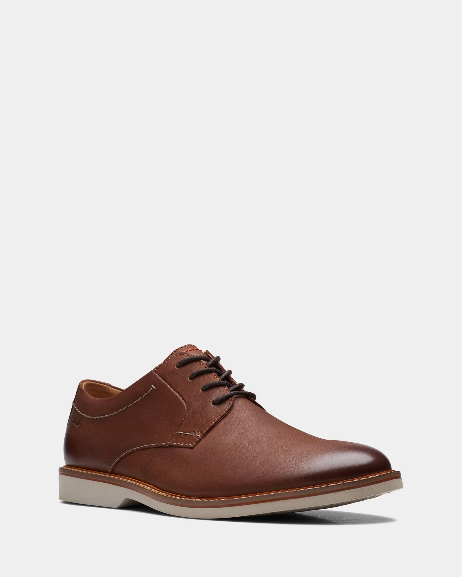 Atticus Ltlace Dark Tan Leather Easy Match Port Hike