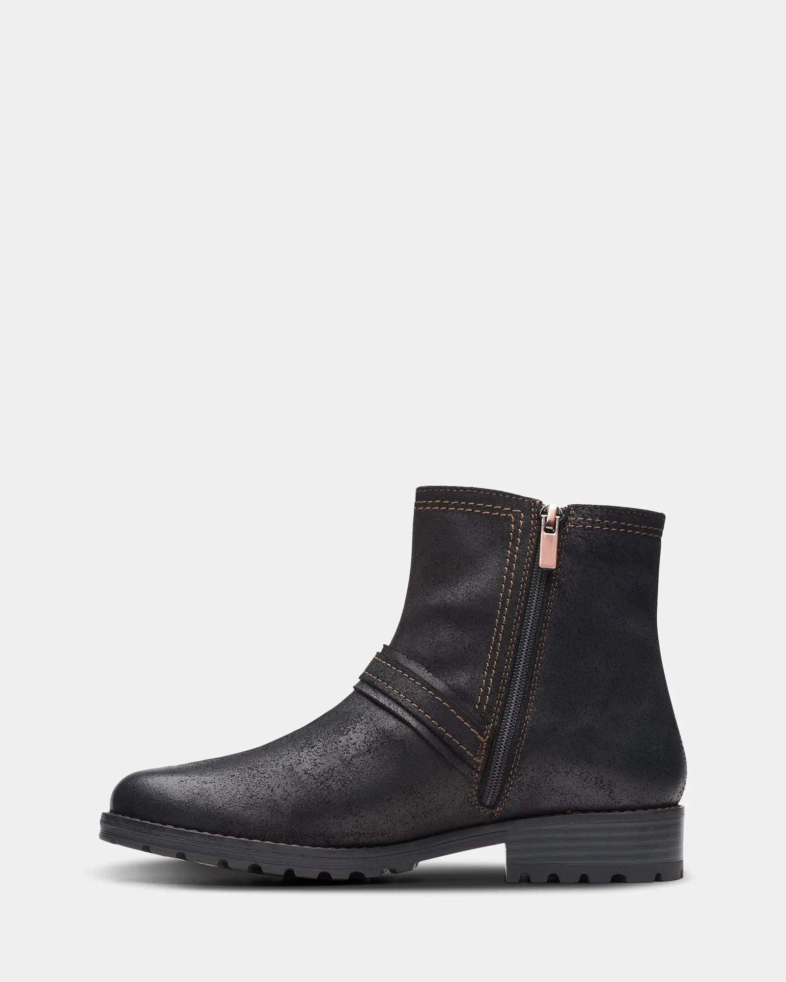 Soldier Aspra Buckle Black Suede