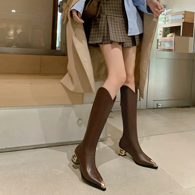 Adidas Minecraft Shoes USS Shoes Esnevi Women's Fashion Pointed Toe Boots