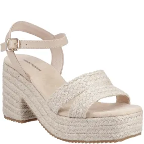 Hush Puppies Jamelia Espadrille Heel Sandal Summer Travel Footwear