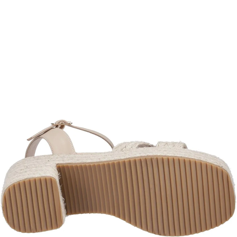 Grip Support Poolside Look Hush Puppies Jamelia Espadrille Heel Sandal