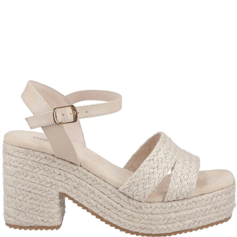 Easy Sandals Toe Post Design Hush Puppies Jamelia Espadrille Heel Sandal
