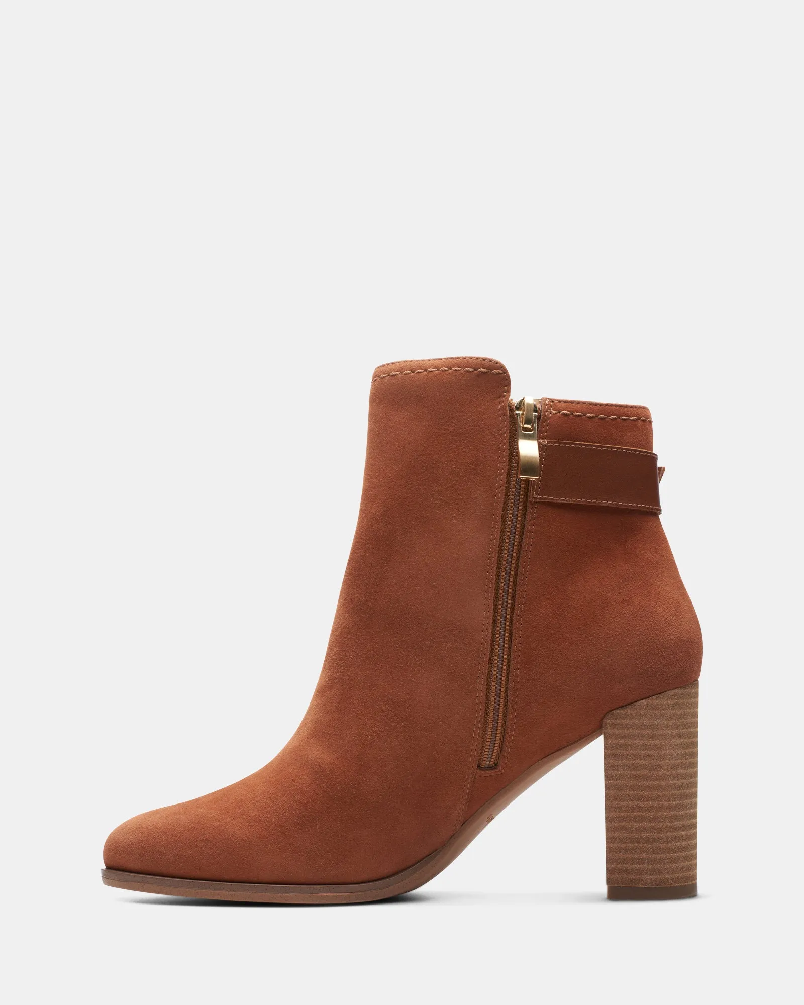 Urban Fashion Freva85 Buckle Caramel Suede