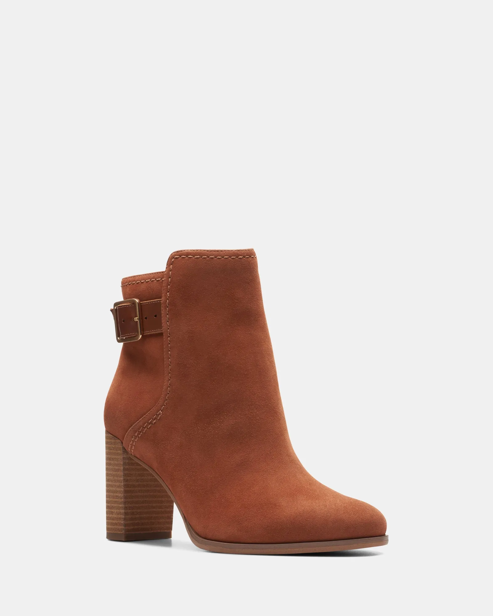 Quilt Soft Freva85 Buckle Caramel Suede