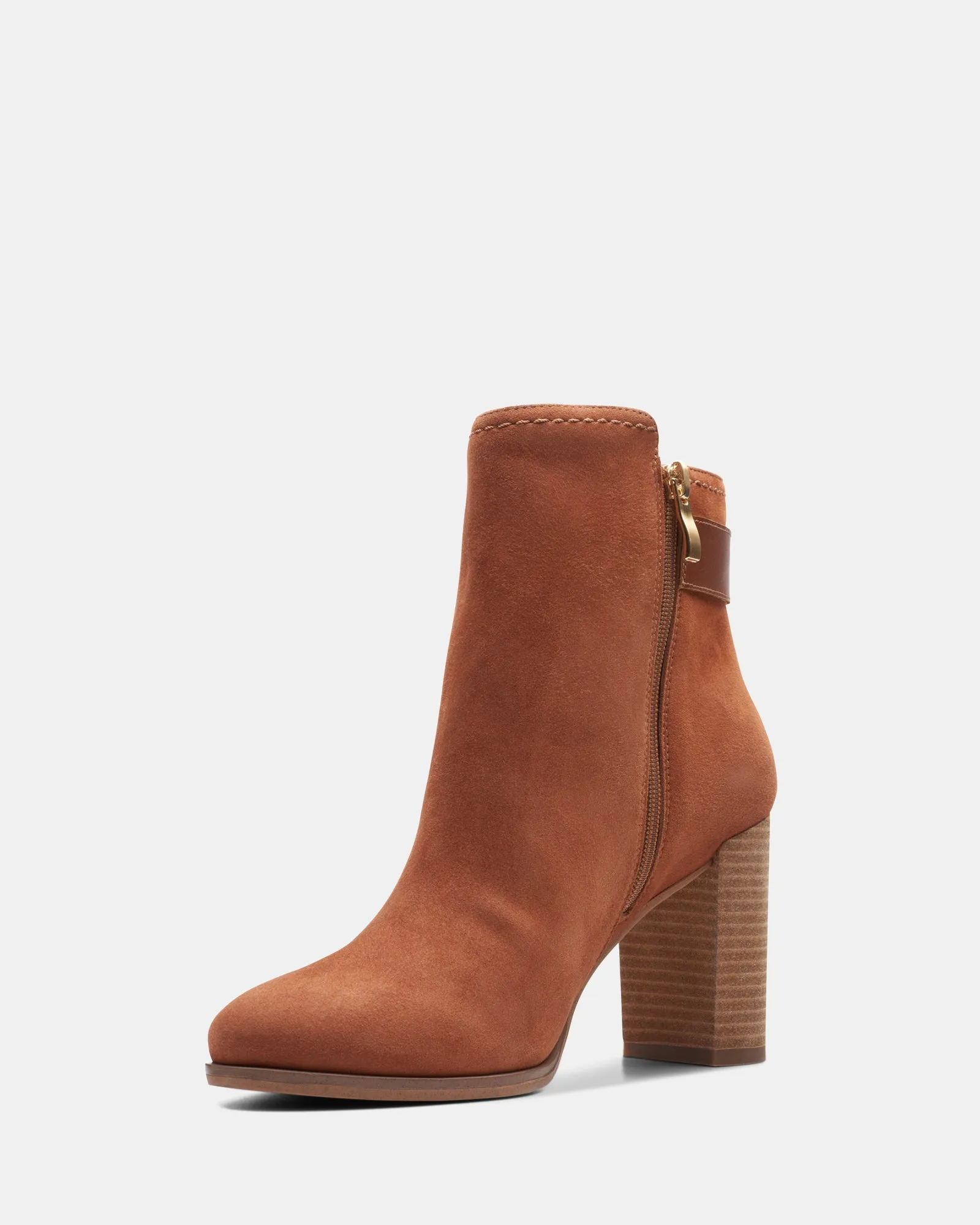 Freva85 Buckle Caramel Suede Strong material