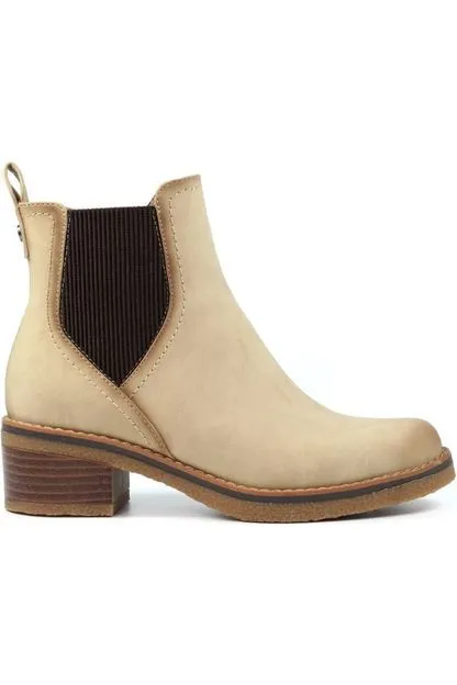 Lunar Tonia Beige Ankle Boot GLC002 Premium Support puncture resistant