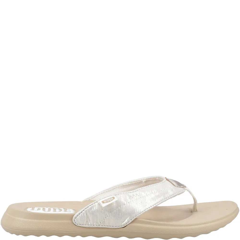 HEYDUDE Christi Flip Classic Sandal hypoallergenic Practical Shoes