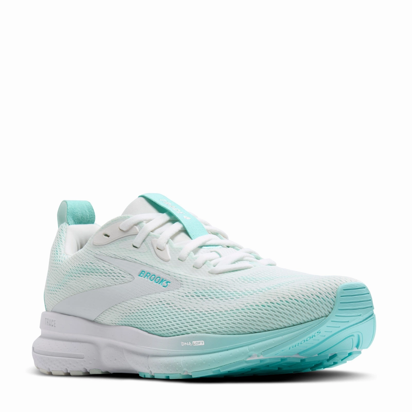 Women's Brooks, Trace 4 Running Shoe running in a cave area shoes