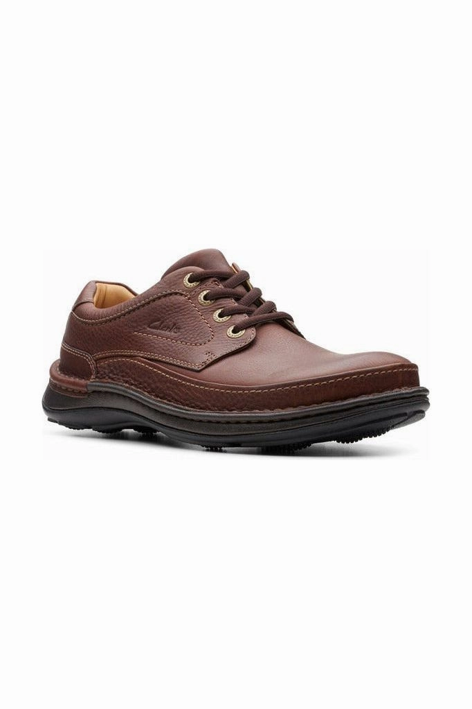 Free Move Clarks Nature Three Mahogany leather