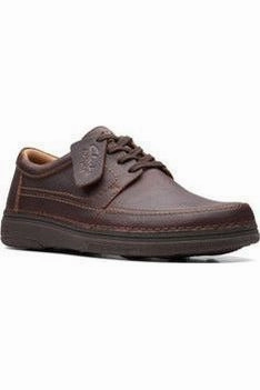 Win Step Wide fit Clarks Nature 5 Lo dark brown leather