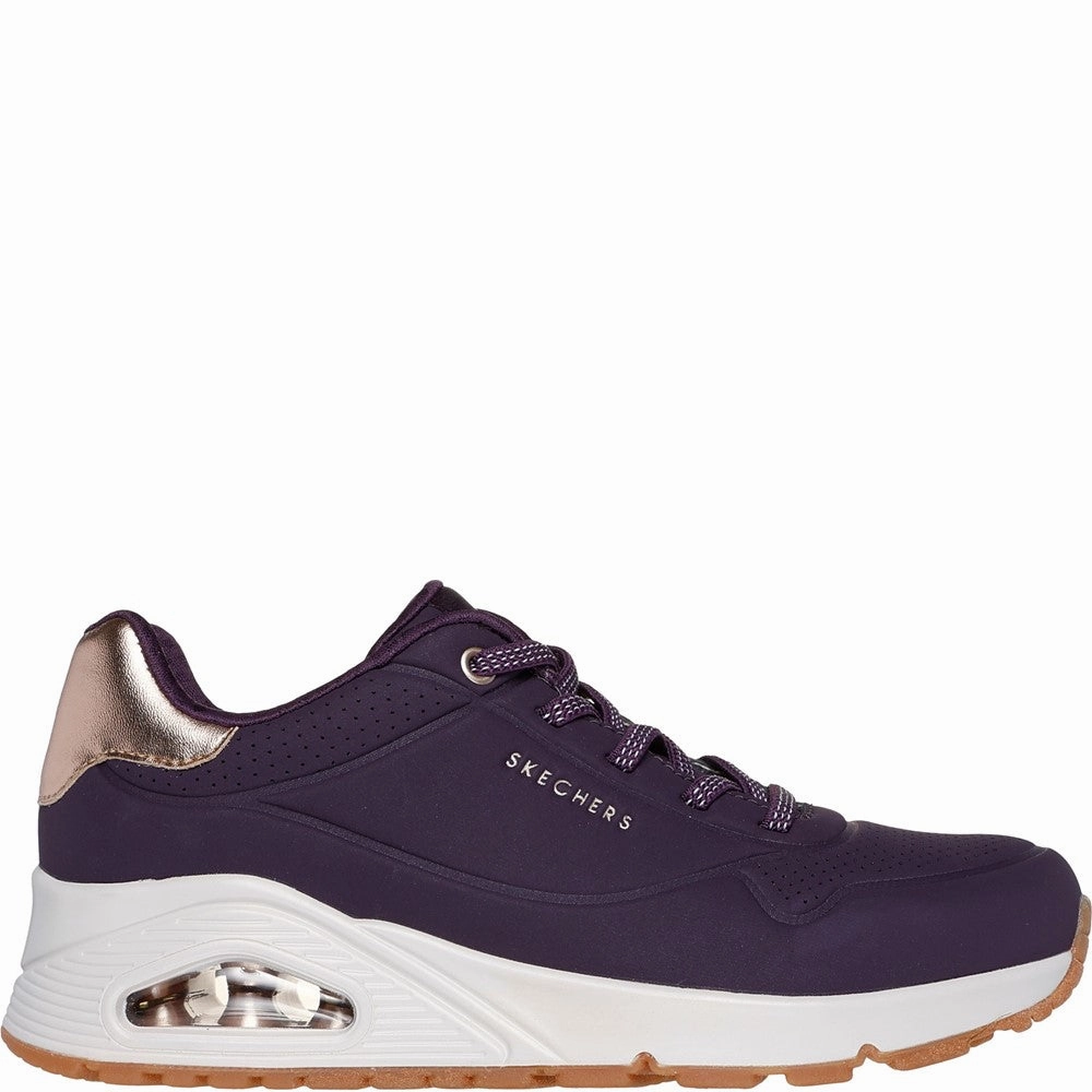 Skechers Uno - Shimmer Away Trainer Anti - friction