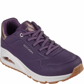 Single - layer Skechers Uno - Shimmer Away Trainer