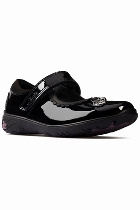 Easy Walk Footwear Smile Step Clarks Sea Shimmer Toddler black patent