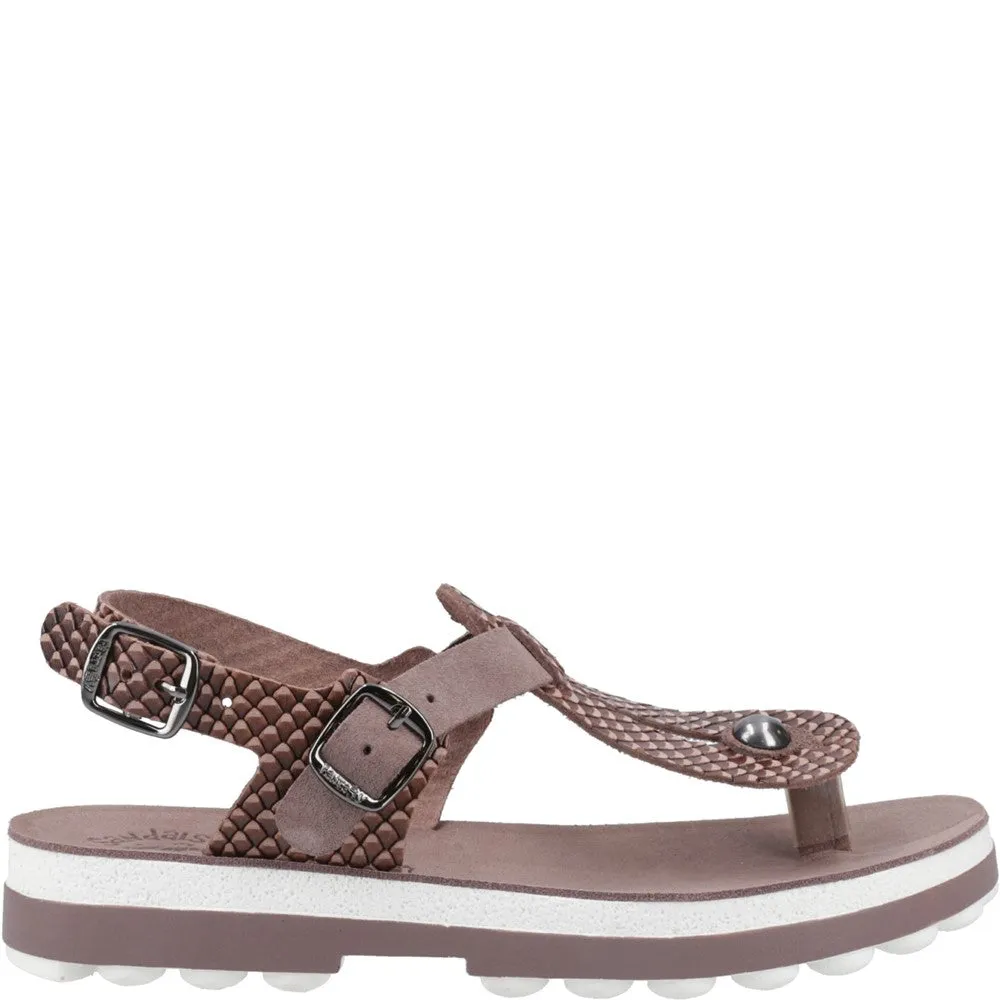 Fantasy Marlena Buckle Up Sandal Lightweight Walking Shoes EVA sole