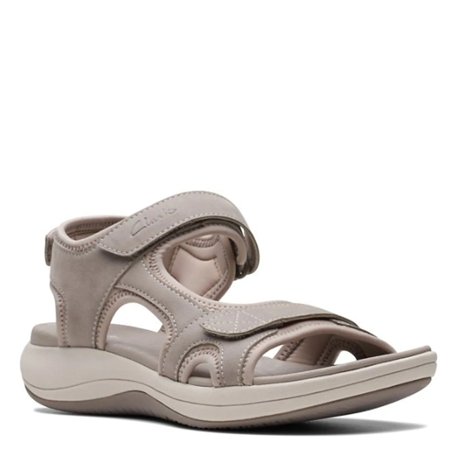 Women's Clarks, Mira Bay Sandal synthetic material