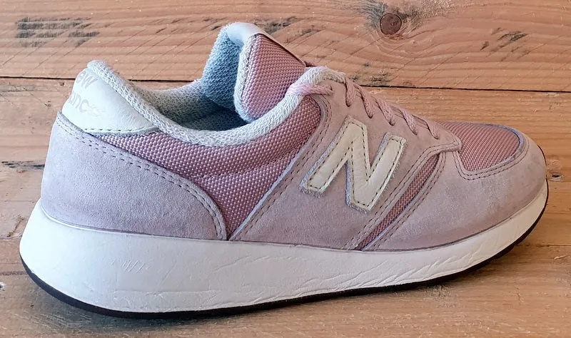 Brown New Balance 327 New Balance 420 Low Suede/Textile Trainers UK4/US6/EU36.5 WRL420T Pink/White