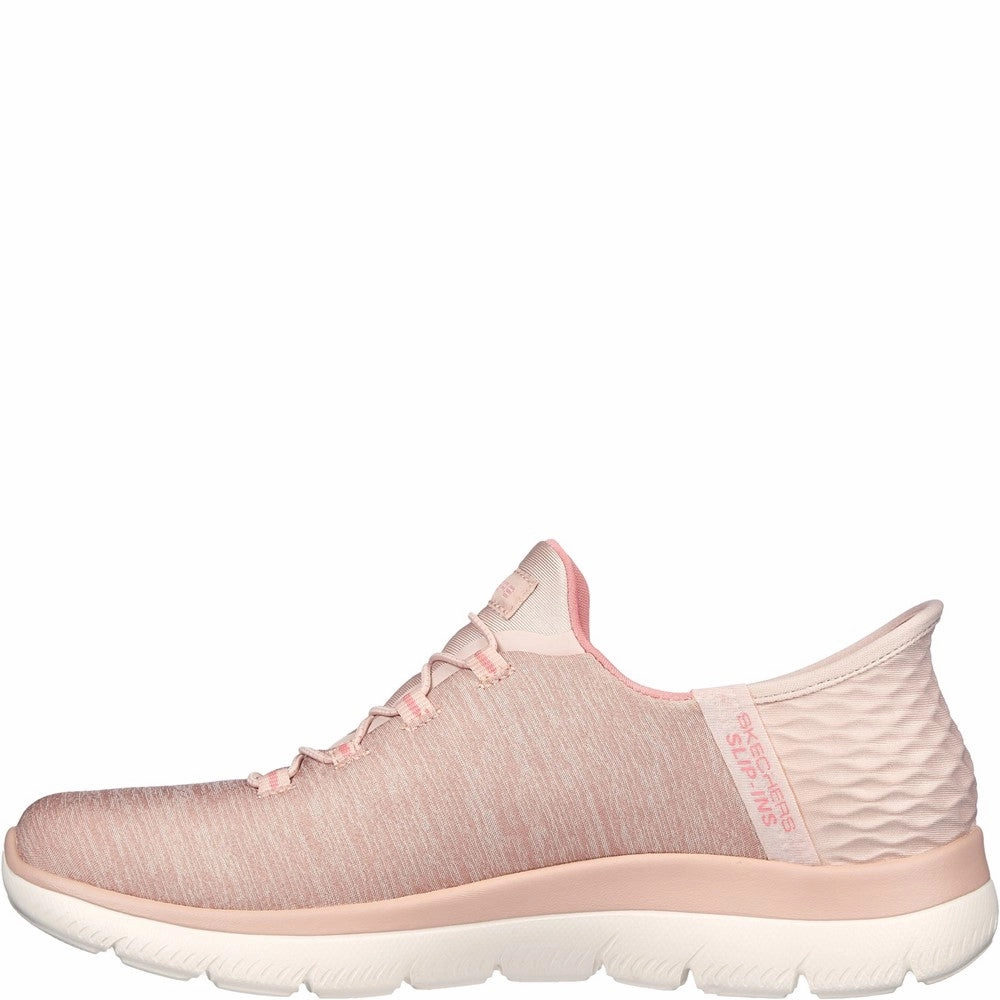 Navy Deep Sporty Style Skechers Summits Dazzling Haze Shoes