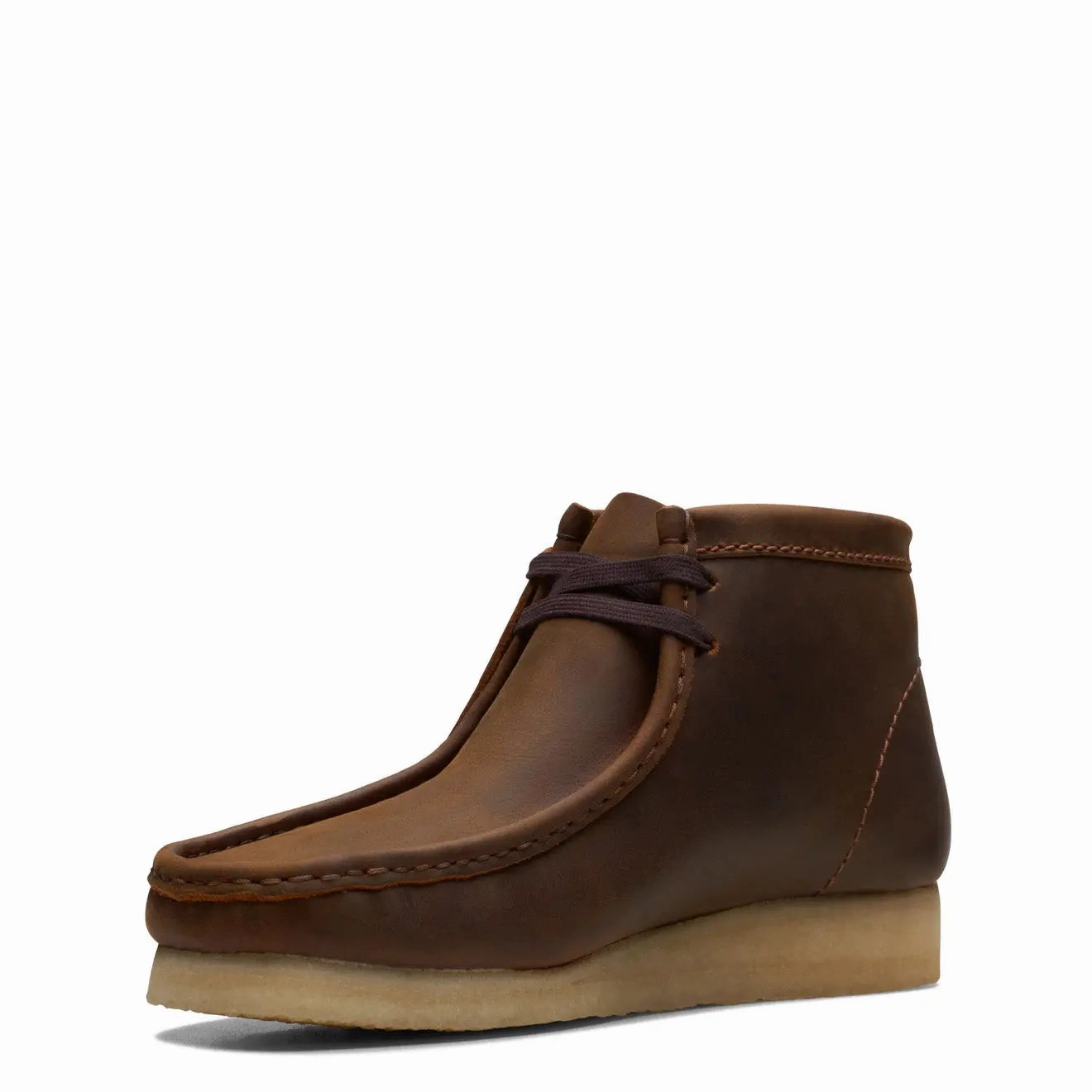 Wide Sole Clarks Originals Wallabee Boot Beeswax