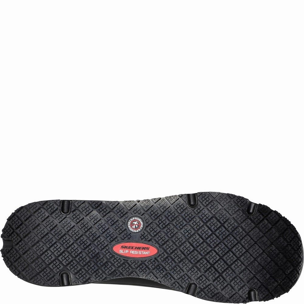 Skechers Workwear Work Relaxed Fit: Uno SR Safety Shoe Slip   On Value for money deal