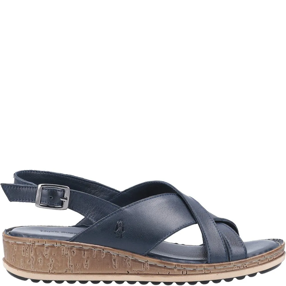 Urban Utility Hush Puppies Elena Cross Over Wedge Sandal