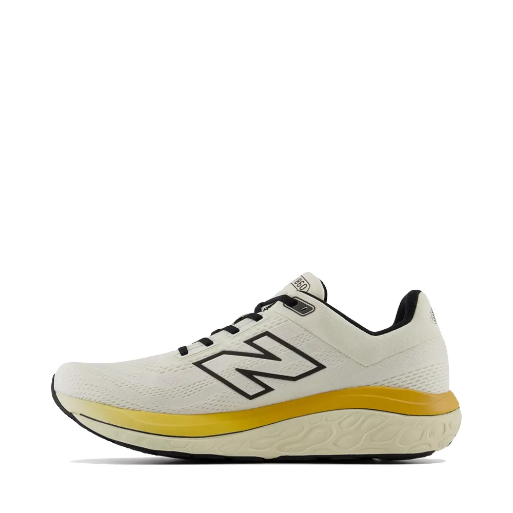 New Balance Men's Fresh Foam X 860v14 Sneaker in Sea Salt with Angora and Dried Apricot