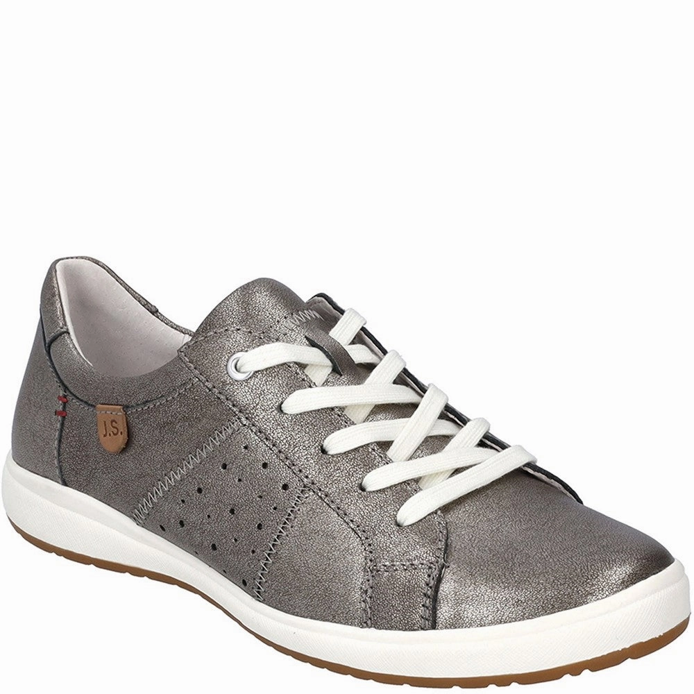 Josef Seibel Caren leather trainer Comfortable ankle support track running footwear